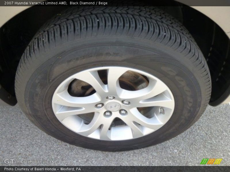 Black Diamond / Beige 2007 Hyundai Veracruz Limited AWD