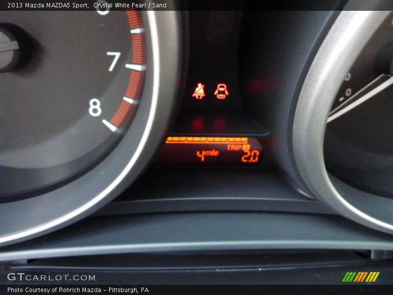 Crystal White Pearl / Sand 2013 Mazda MAZDA5 Sport