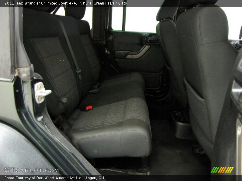 Natural Green Pearl / Black 2011 Jeep Wrangler Unlimited Sport 4x4
