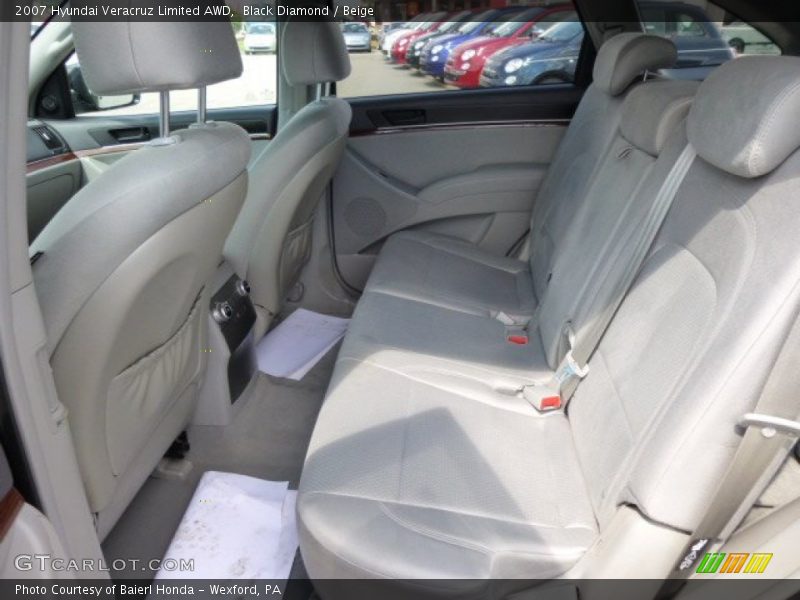 Black Diamond / Beige 2007 Hyundai Veracruz Limited AWD