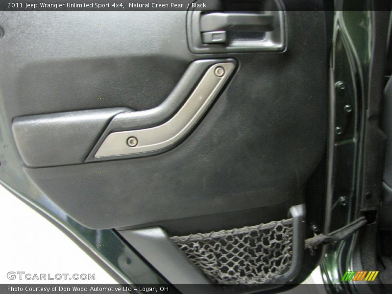 Natural Green Pearl / Black 2011 Jeep Wrangler Unlimited Sport 4x4
