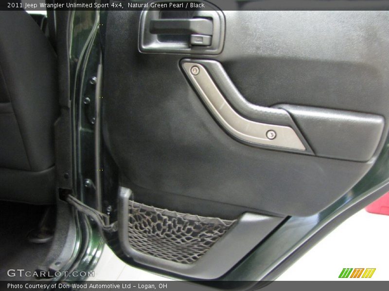 Natural Green Pearl / Black 2011 Jeep Wrangler Unlimited Sport 4x4