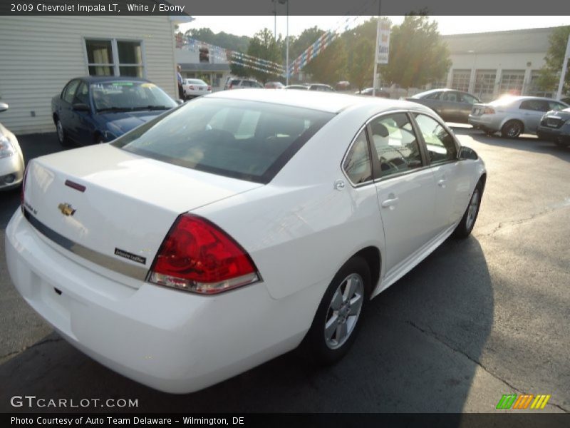 White / Ebony 2009 Chevrolet Impala LT