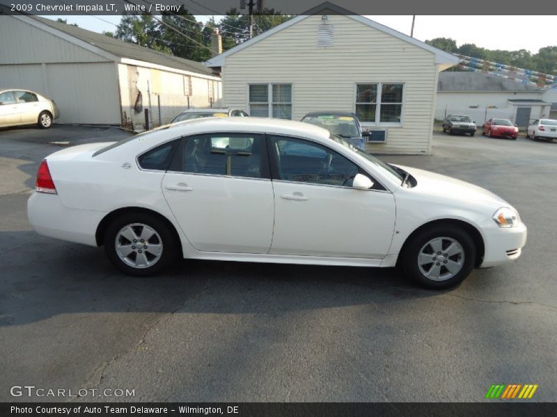 White / Ebony 2009 Chevrolet Impala LT