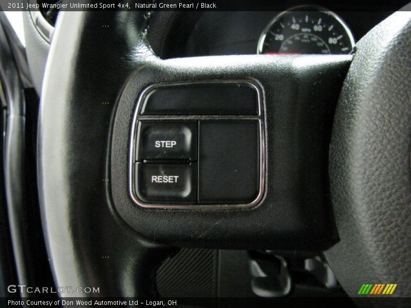 Natural Green Pearl / Black 2011 Jeep Wrangler Unlimited Sport 4x4