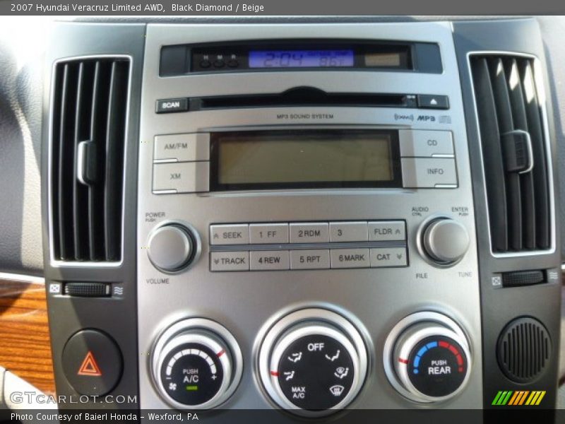 Black Diamond / Beige 2007 Hyundai Veracruz Limited AWD