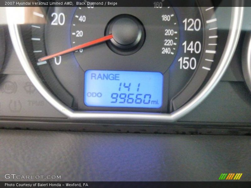 Black Diamond / Beige 2007 Hyundai Veracruz Limited AWD