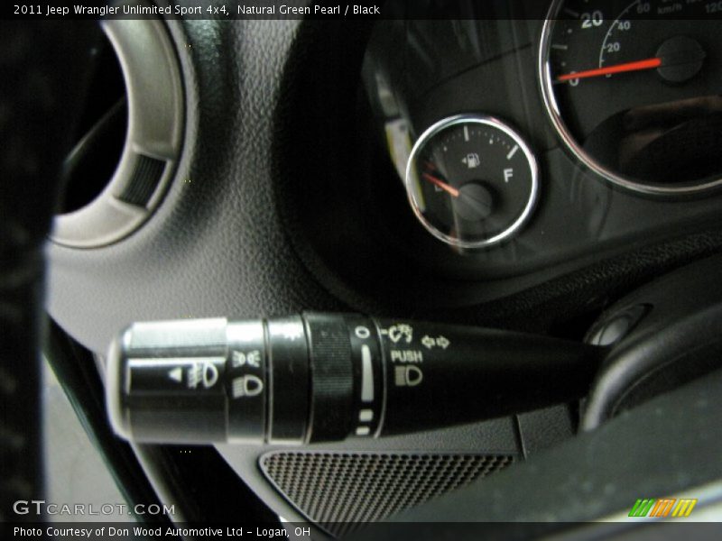 Natural Green Pearl / Black 2011 Jeep Wrangler Unlimited Sport 4x4