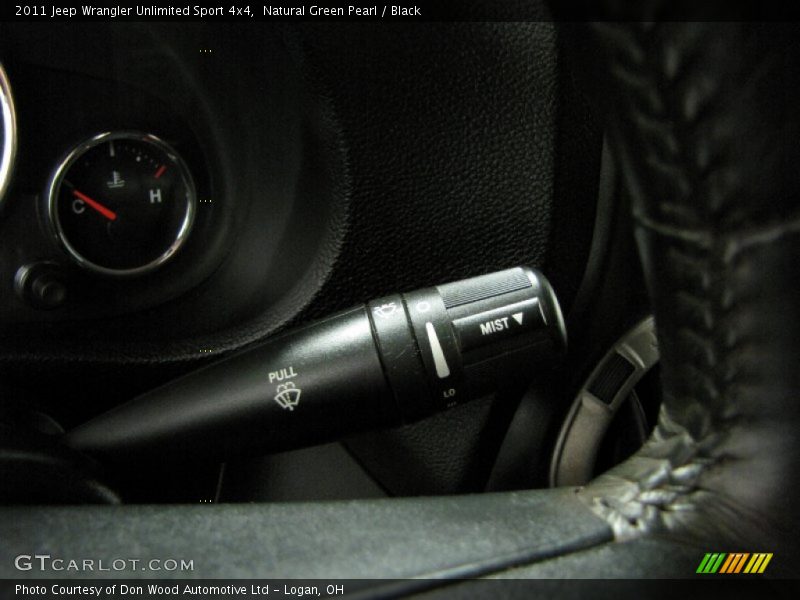 Natural Green Pearl / Black 2011 Jeep Wrangler Unlimited Sport 4x4
