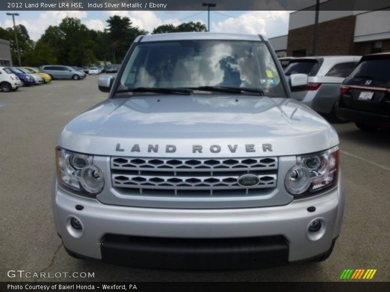 Indus Silver Metallic / Ebony 2012 Land Rover LR4 HSE