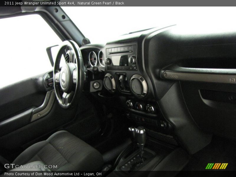 Natural Green Pearl / Black 2011 Jeep Wrangler Unlimited Sport 4x4