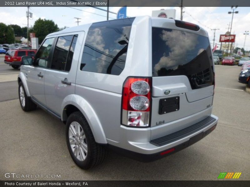 Indus Silver Metallic / Ebony 2012 Land Rover LR4 HSE