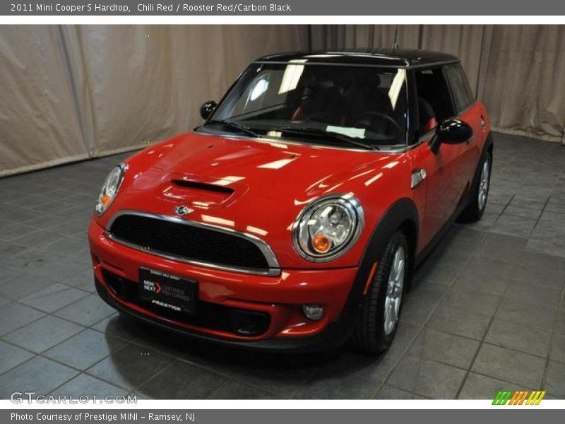 Chili Red / Rooster Red/Carbon Black 2011 Mini Cooper S Hardtop