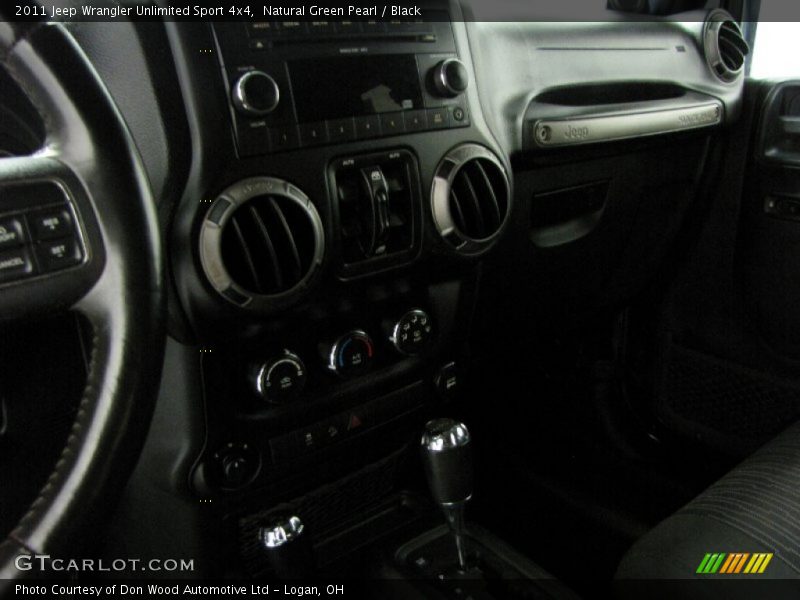 Natural Green Pearl / Black 2011 Jeep Wrangler Unlimited Sport 4x4