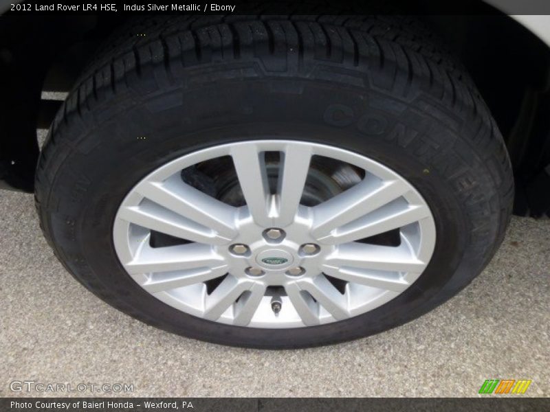 Indus Silver Metallic / Ebony 2012 Land Rover LR4 HSE