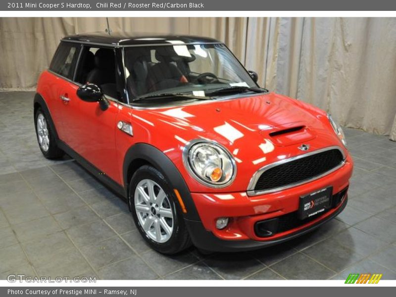 Chili Red / Rooster Red/Carbon Black 2011 Mini Cooper S Hardtop