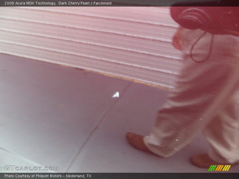 Dark Cherry Pearl / Parchment 2008 Acura MDX Technology