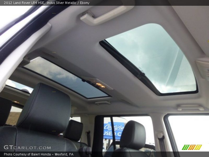 Indus Silver Metallic / Ebony 2012 Land Rover LR4 HSE