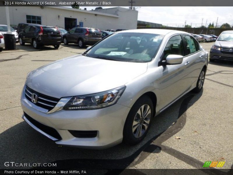 Alabaster Silver Metallic / Black 2014 Honda Accord LX Sedan