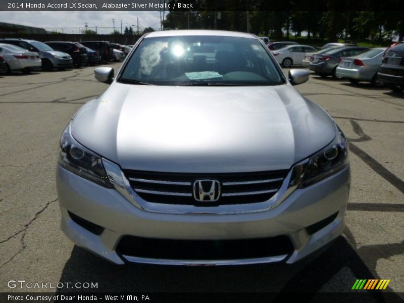 Alabaster Silver Metallic / Black 2014 Honda Accord LX Sedan