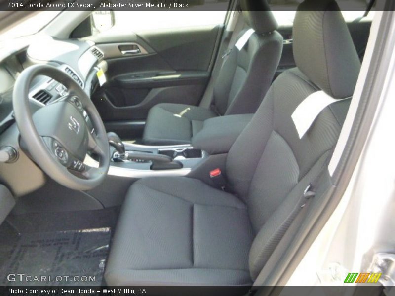 Alabaster Silver Metallic / Black 2014 Honda Accord LX Sedan