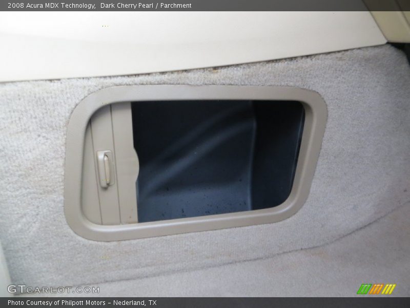 Dark Cherry Pearl / Parchment 2008 Acura MDX Technology