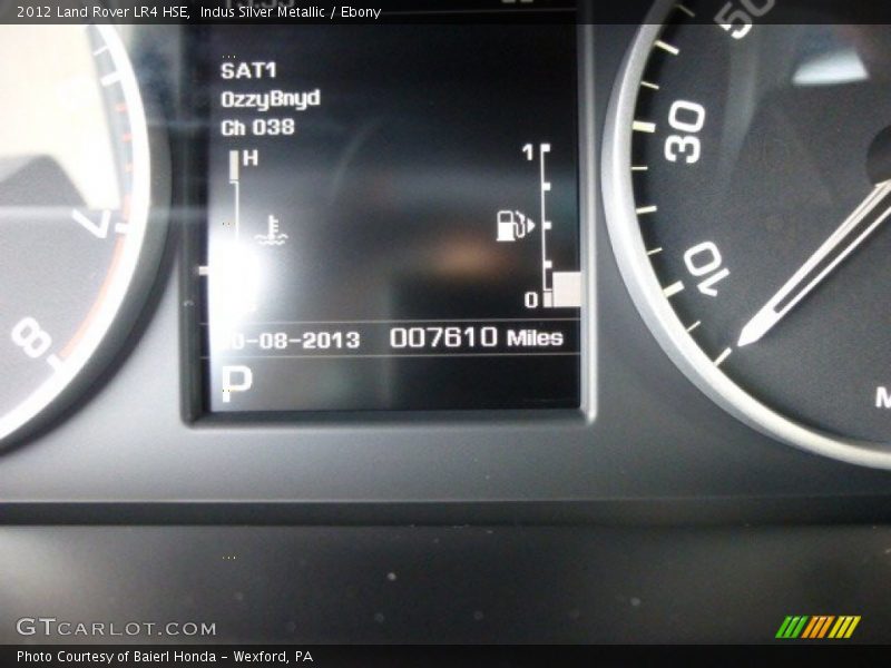 Indus Silver Metallic / Ebony 2012 Land Rover LR4 HSE