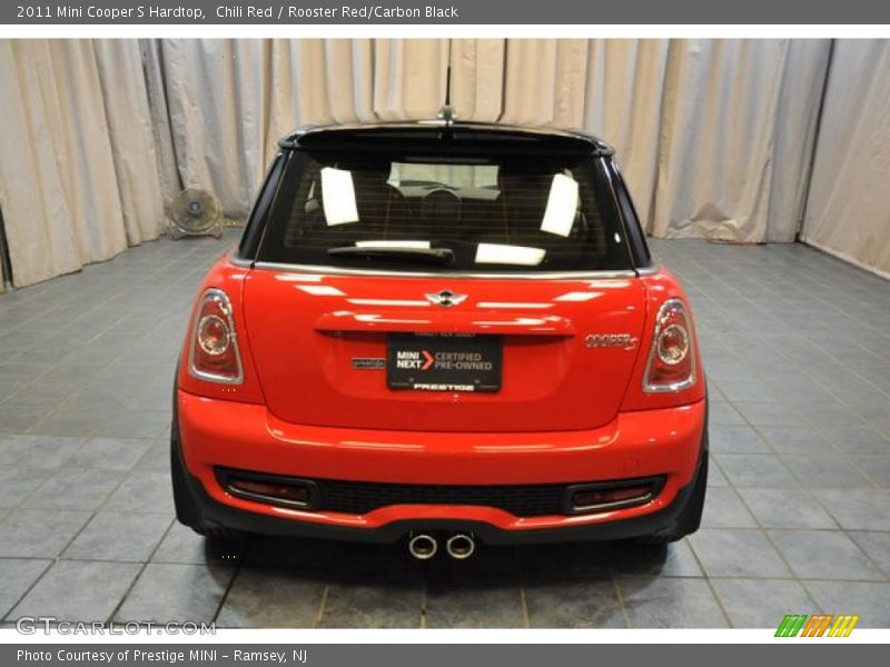 Chili Red / Rooster Red/Carbon Black 2011 Mini Cooper S Hardtop