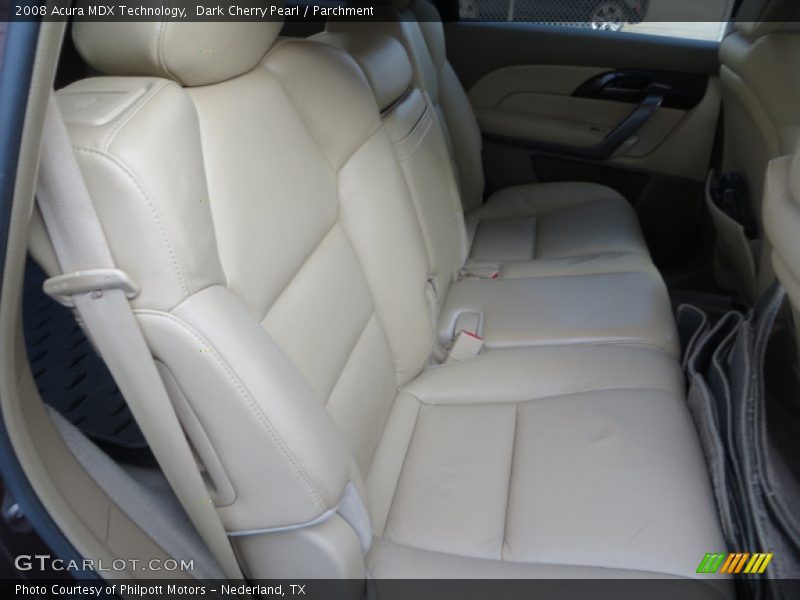 Dark Cherry Pearl / Parchment 2008 Acura MDX Technology