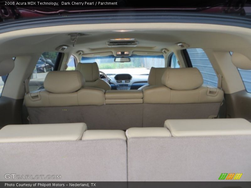 Dark Cherry Pearl / Parchment 2008 Acura MDX Technology
