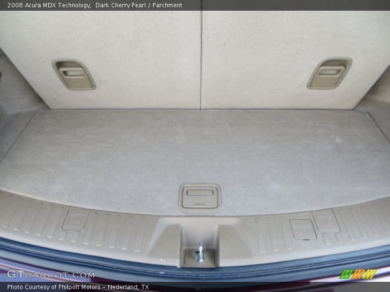 Dark Cherry Pearl / Parchment 2008 Acura MDX Technology
