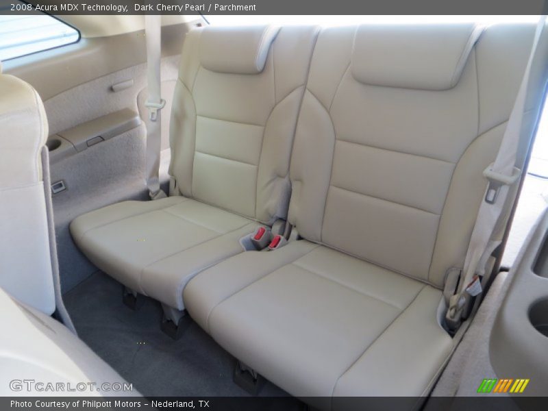 Dark Cherry Pearl / Parchment 2008 Acura MDX Technology