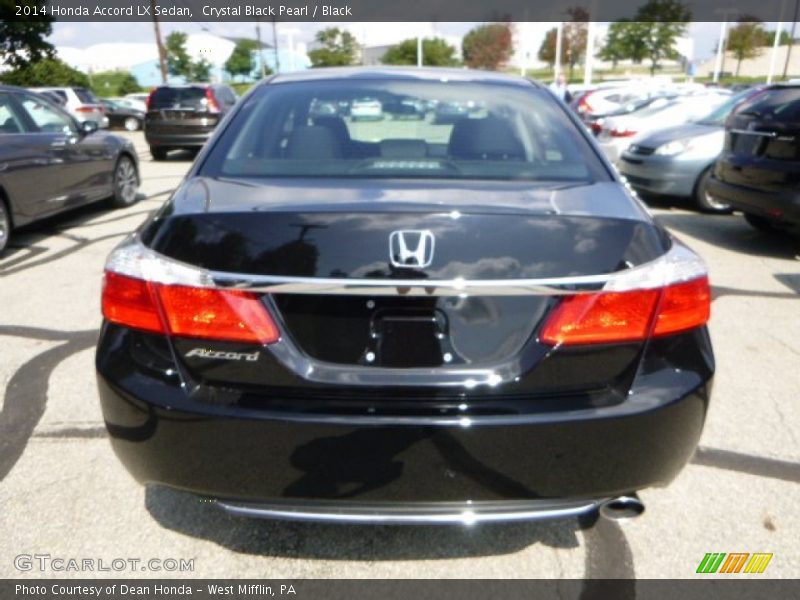 Crystal Black Pearl / Black 2014 Honda Accord LX Sedan