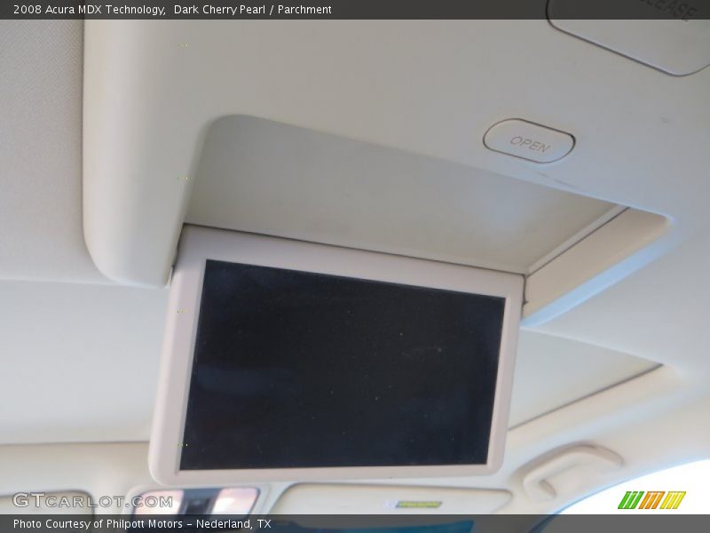 Dark Cherry Pearl / Parchment 2008 Acura MDX Technology