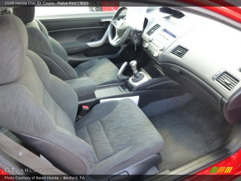 Rallye Red / Black 2008 Honda Civic EX Coupe