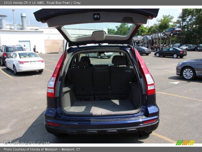 Royal Blue Pearl / Gray 2010 Honda CR-V LX AWD