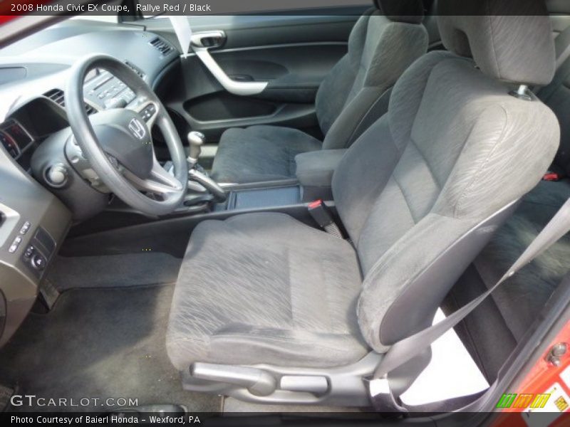 Rallye Red / Black 2008 Honda Civic EX Coupe