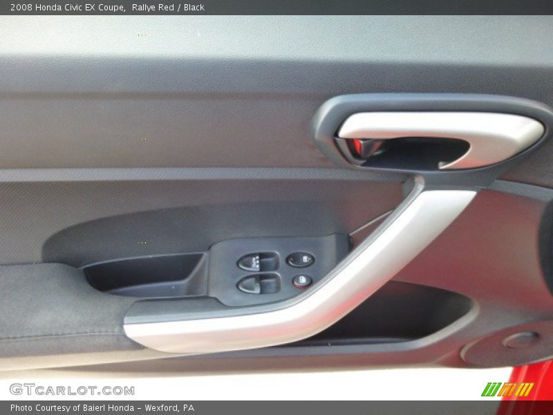 Rallye Red / Black 2008 Honda Civic EX Coupe