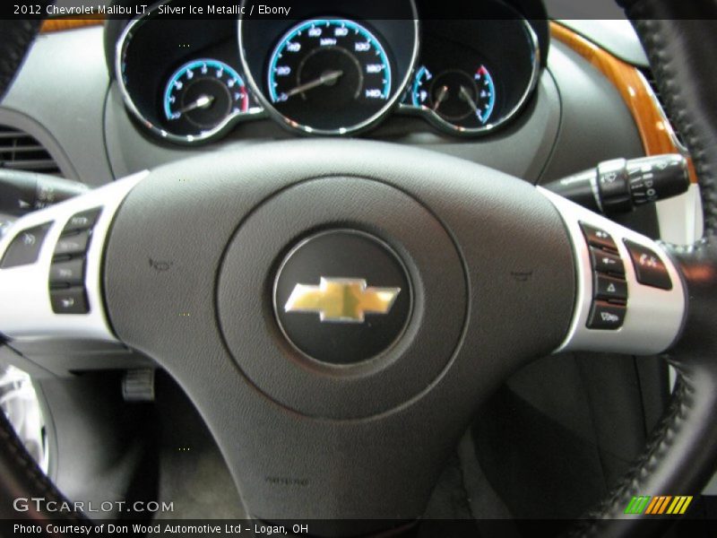 Silver Ice Metallic / Ebony 2012 Chevrolet Malibu LT
