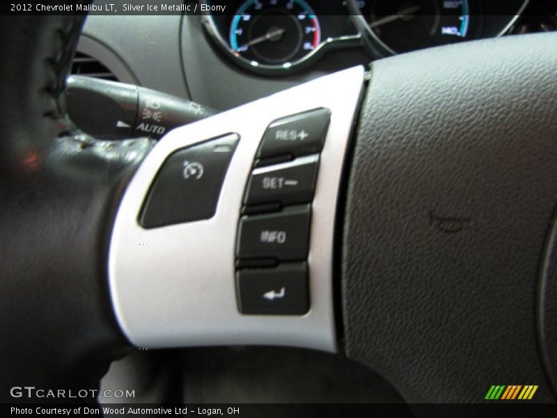 Silver Ice Metallic / Ebony 2012 Chevrolet Malibu LT