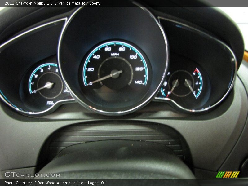 Silver Ice Metallic / Ebony 2012 Chevrolet Malibu LT