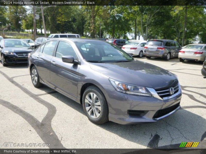 Modern Steel Metallic / Black 2014 Honda Accord LX Sedan