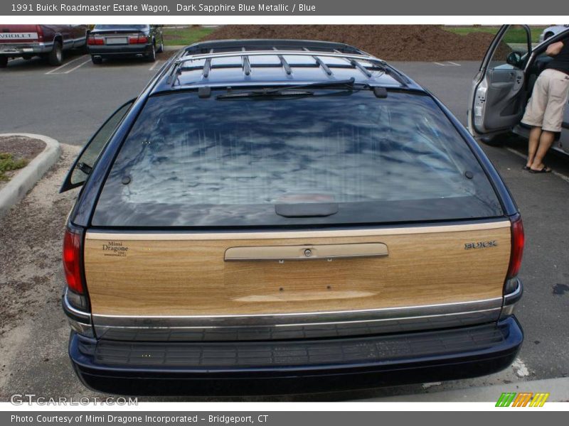 Dark Sapphire Blue Metallic / Blue 1991 Buick Roadmaster Estate Wagon