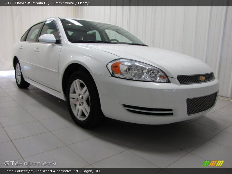 Summit White / Ebony 2012 Chevrolet Impala LT