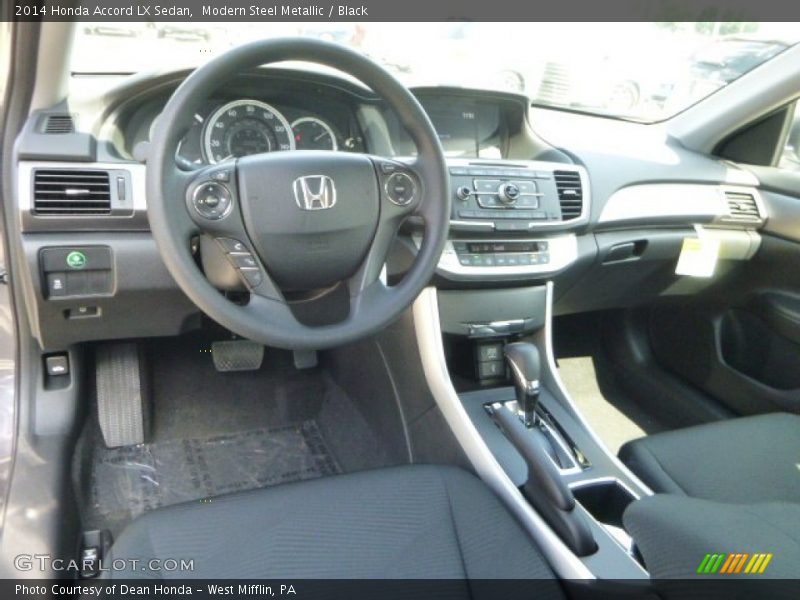 Black Interior - 2014 Accord LX Sedan 
