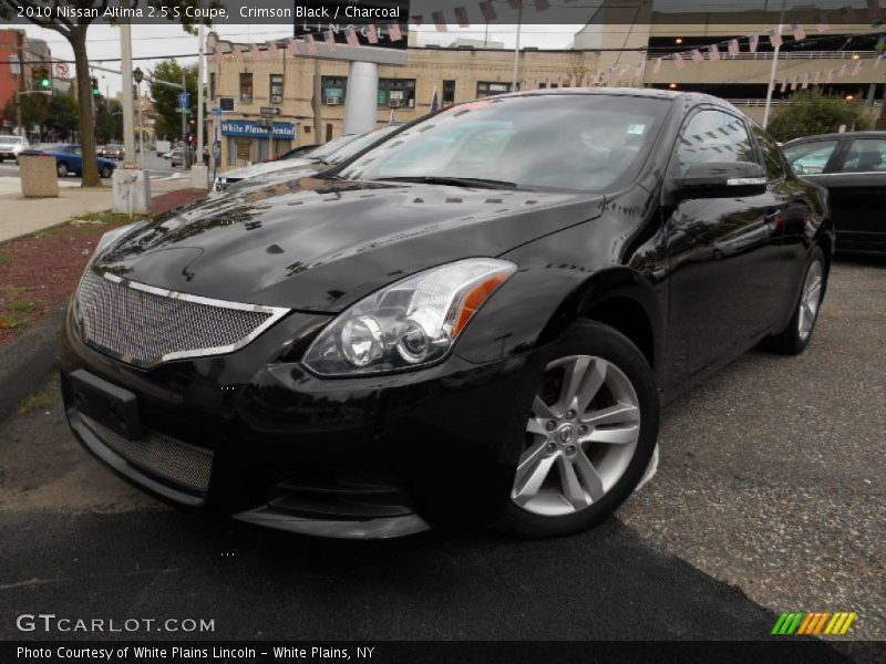 Crimson Black / Charcoal 2010 Nissan Altima 2.5 S Coupe