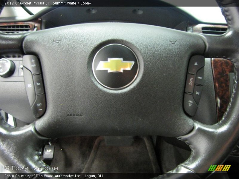 Summit White / Ebony 2012 Chevrolet Impala LT