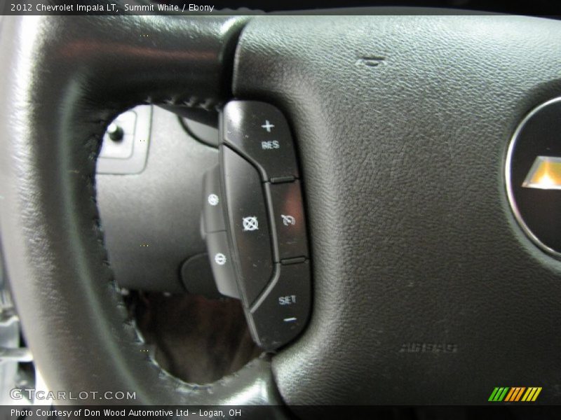 Summit White / Ebony 2012 Chevrolet Impala LT