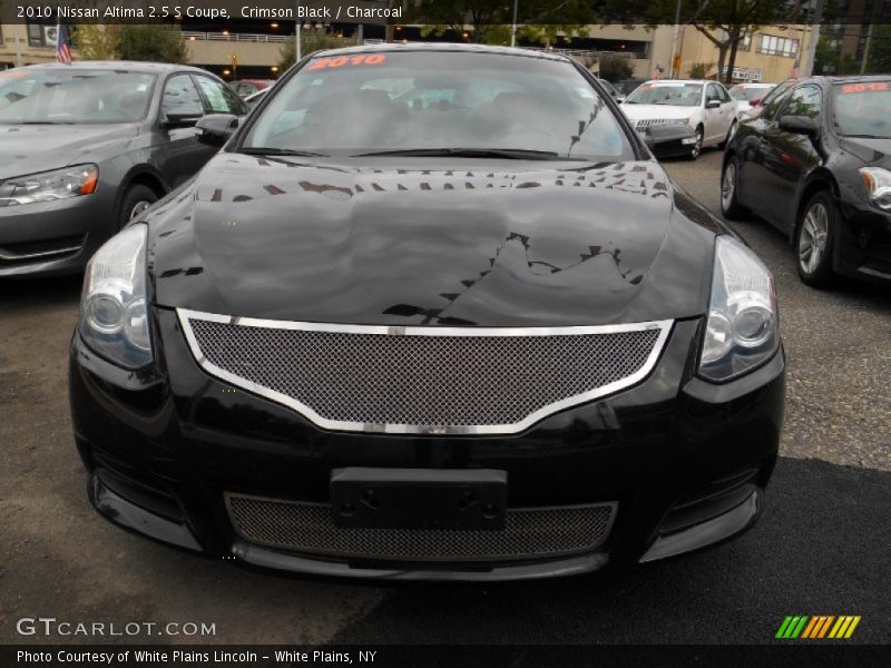Crimson Black / Charcoal 2010 Nissan Altima 2.5 S Coupe