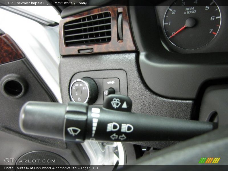 Summit White / Ebony 2012 Chevrolet Impala LT